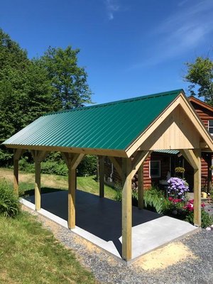 Any size Garage or simulated post & beam pole barns