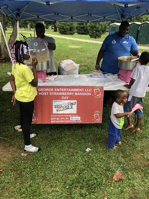 Host event for concession & moon-bounce inflatable