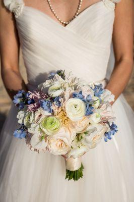 Floral - Yvonne Design | Gown - Christos, Brisa | Photography - Chrissy Lambert Photography