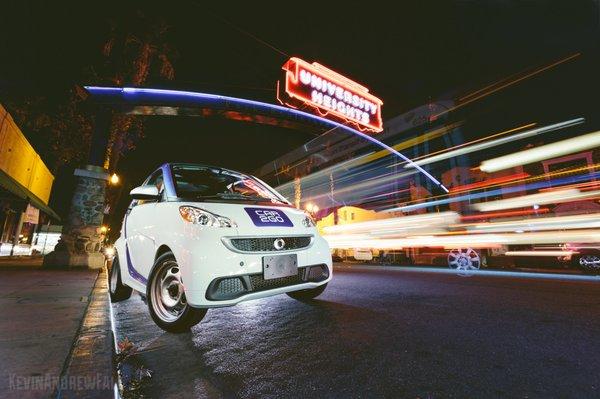 From Car2Go's 2015 San Diego shoot. We shot these at all the San Diego neighborhood signs. As well as during the day all over SD.