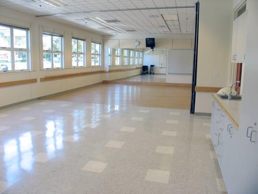 The Community Center offers multiple rooms for recreation classes and for rental