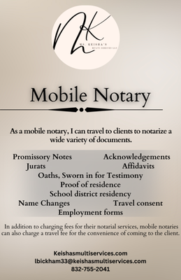 This is some of the most common document that will require a notary.