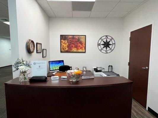 Receptionist desk at Northpointe