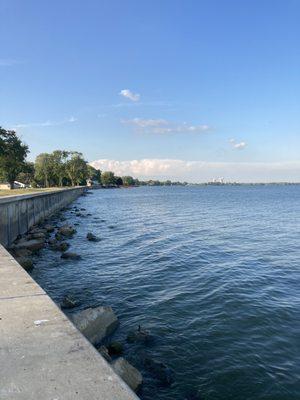 Lake Erie, Detroit Beach Michigan.