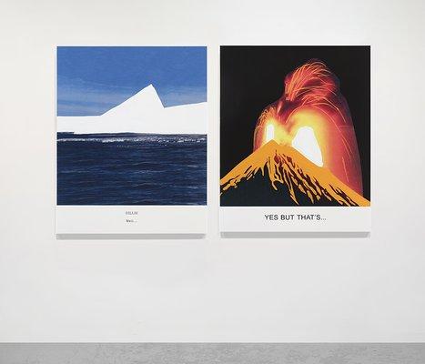 Installation view, John Baldessari: Hot & Cold