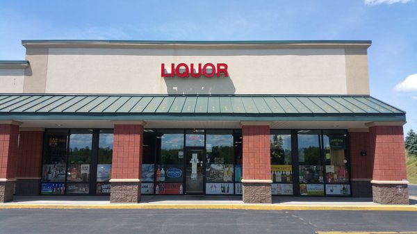 In Macedon Marketplace plaza right next to the Super WalMart on route 31. We offer a large selection of fine Wine, Liquor and all Spirits.