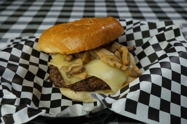 Swiss Mushroom Burger