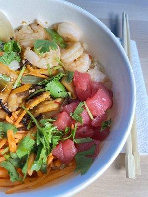 Shrimp and Tuna Bowl