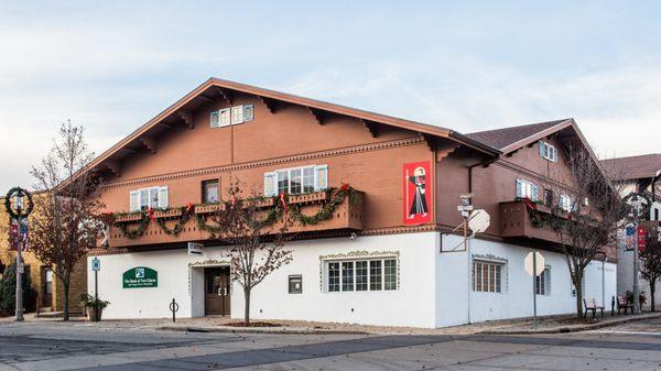 The Bank of New Glarus' Main location at 501 1st Street, New Glarus, WI.