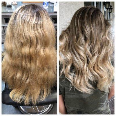 before and after by Kelsey