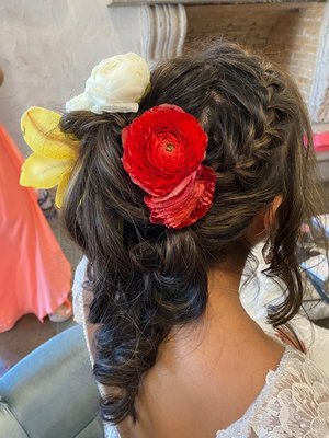 Bridal hair