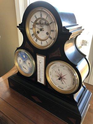 Beautiful french marble clock-circa 1870's