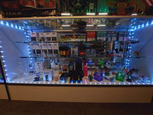 Offering a variety of glass through out our shop