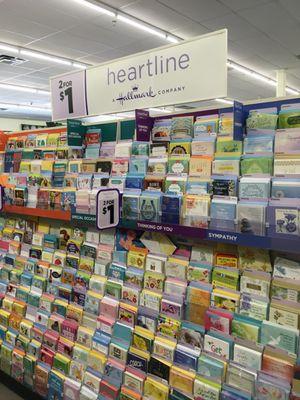 Hallmark greeting cards two for $1