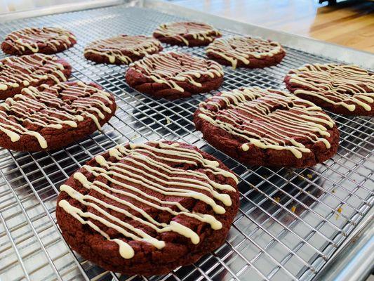 Red velvet cookie