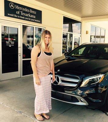 Congrats to Kelly Hobson on the purchase of her 2016 GLA250 Mercedes-Benz and welcome to the family!