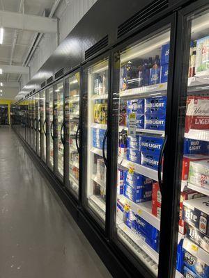 Huge refrigerated section !