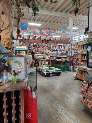 Inside the store