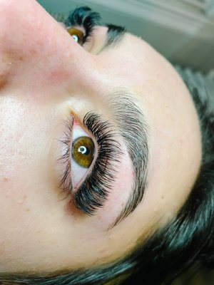 Volume lash extensions