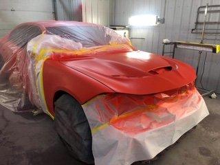 Hellcat hood on Charger Paint match