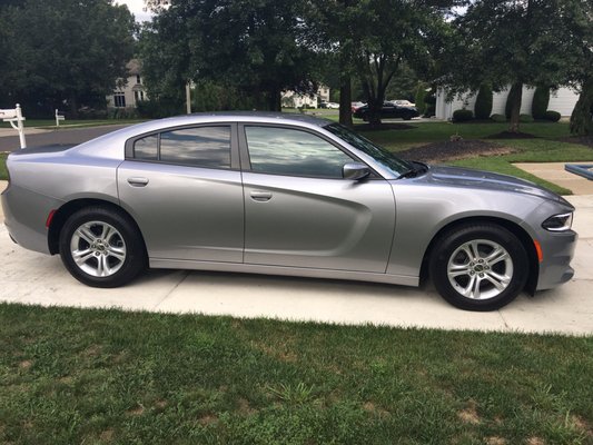 Had the back windows tinted the very next day of the New Charger @ Dynamic Tint