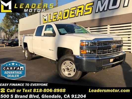 2016 Chevy Silverado 2500HD Duramax Diesel www.leadersmotor.com more trucks please view our inventory