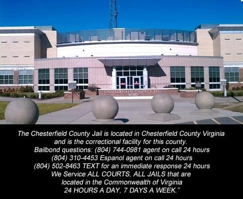 Chesterfield 8047440981 Bail Bonds Fastest Bail Agents to the jail.