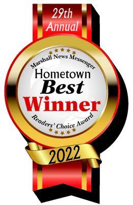 Hometown Best the last twelve years in Row! 2011 through 2022