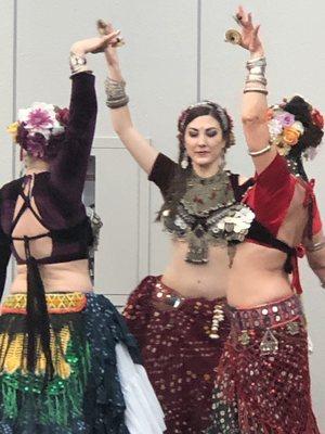 Belly dance at Asian celebration