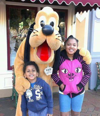 Yes , my Grandchildren at Disney Land  West Coast