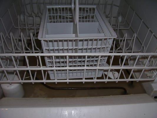 dish washer. put in several orders to have it fixed. was told it was new.