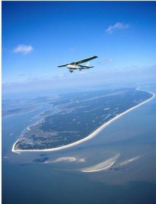 Pilot's view of Hilton Head Island