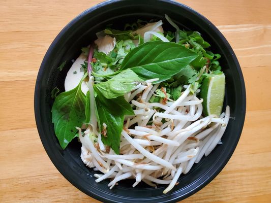 Chicken pho ingredients