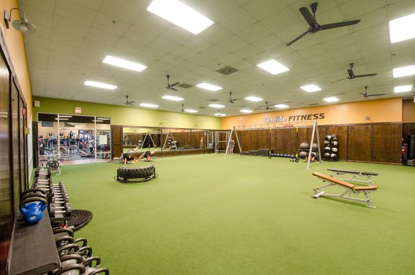 Large functional and turf training area!