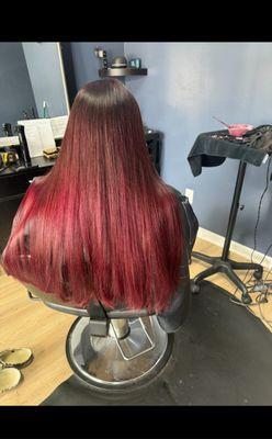 Mahogany red root melt