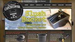 Custom website designed for Catch Cover.