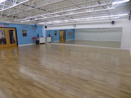 The studio also houses yoga, baton, TRX, Zumba and Aerobics