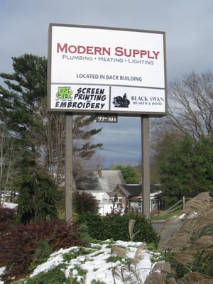 Our new digs - 99 Danbury Road (Route 7) in front of Modern Supply!