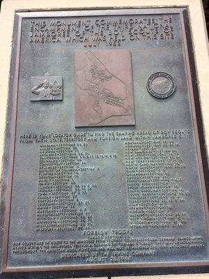 Third National Jamboree of the Boy Scouts of America Monumental Dedication Plaque at Fashion Island, Newport Beach, California (July 1953)