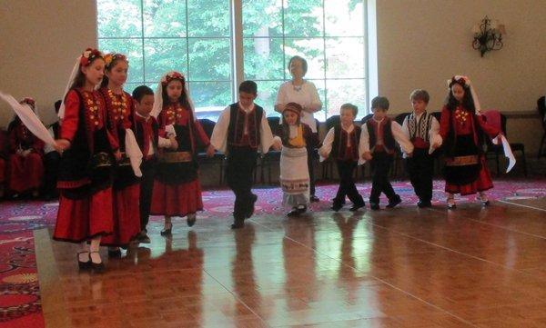 Williamsburg Greek Festival 2019: One of several troupes performing syrtakis