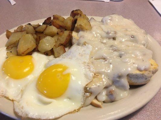 Biscuits and gravy