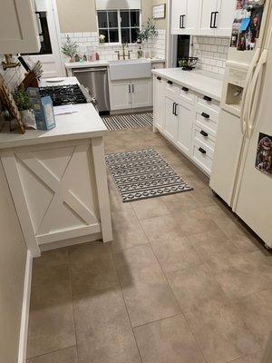 New kitchen countertops.