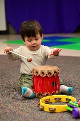 Let your child find the beat.