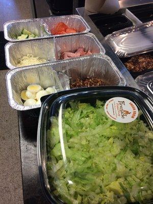 Chef Salad for an Office Lunch, Made Fresh for You! Any size Big or small!!