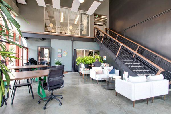 Small Collaborative Area with View of Boardroom above