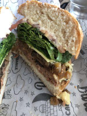 Beyond Meat burger from Bareburger