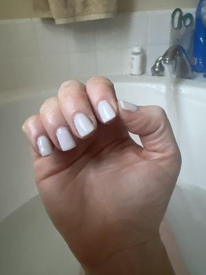 Love the shape and opi gel :)