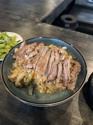 Fried rice with pork