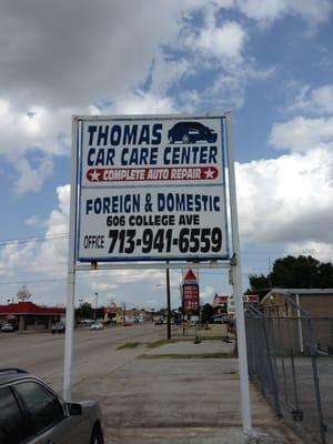 Thomas Car Care Center