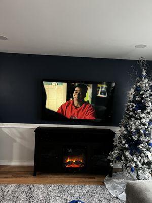 TV Mount in the living room